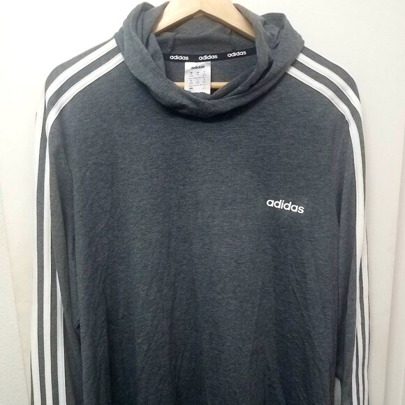 adidas Tops - Adidas hooded pullover long sleeve shirt